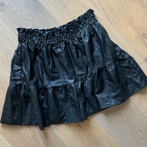 Anthropologie Somerset faux leather Mini skirt